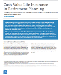 Cash Value as Retirement Vehicle Link Thumbnail